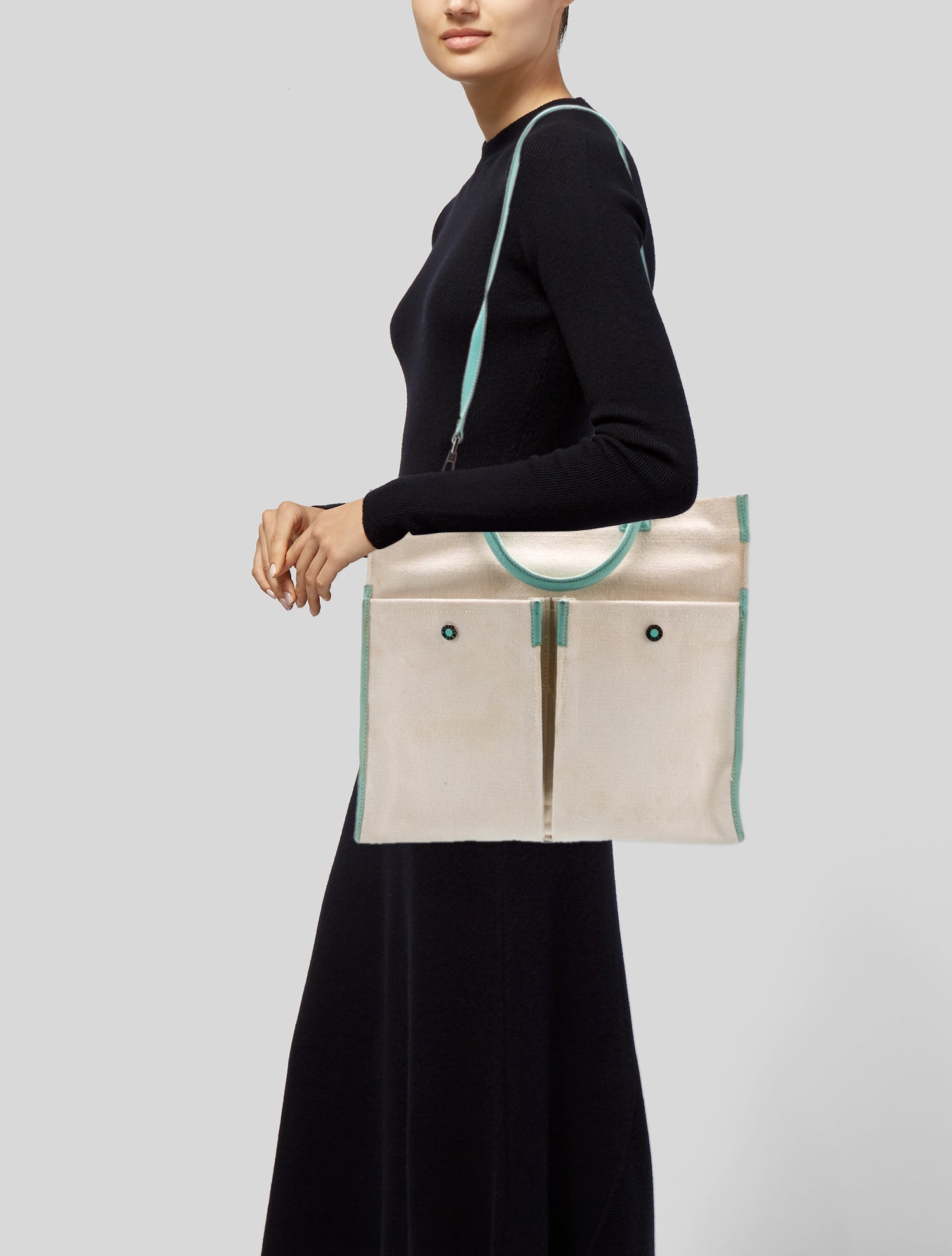 Tiffany & Co. Canvas Shoulder Bag